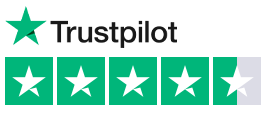 Trustpilot 4,5 stjerner