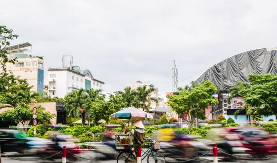 Busy life of Ho Chi Minh city