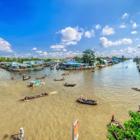 Mekong river - boats